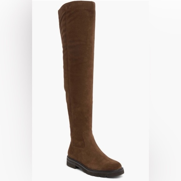 1957- Stuart Weitzman Over-the-Knee Boots Expresso Color Size 8.5 NWT - Picture 1 of 11